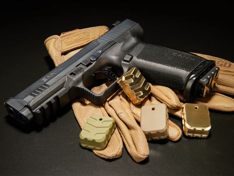 NDZ Canik TP9 TP9SF Elite Brass Heavy Weight Magazine Base Plate