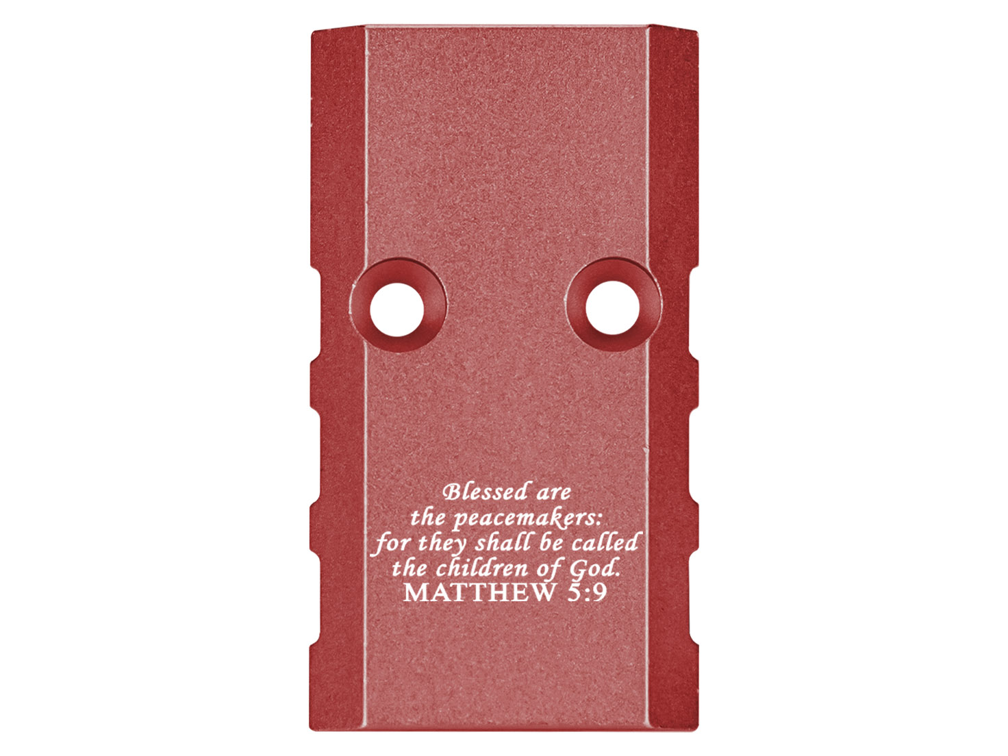NDZ Springfield Echelon 4.5F 4.0C Aluminum Optic VIS Cover Plate Engraved Red - Picture 13 of 87