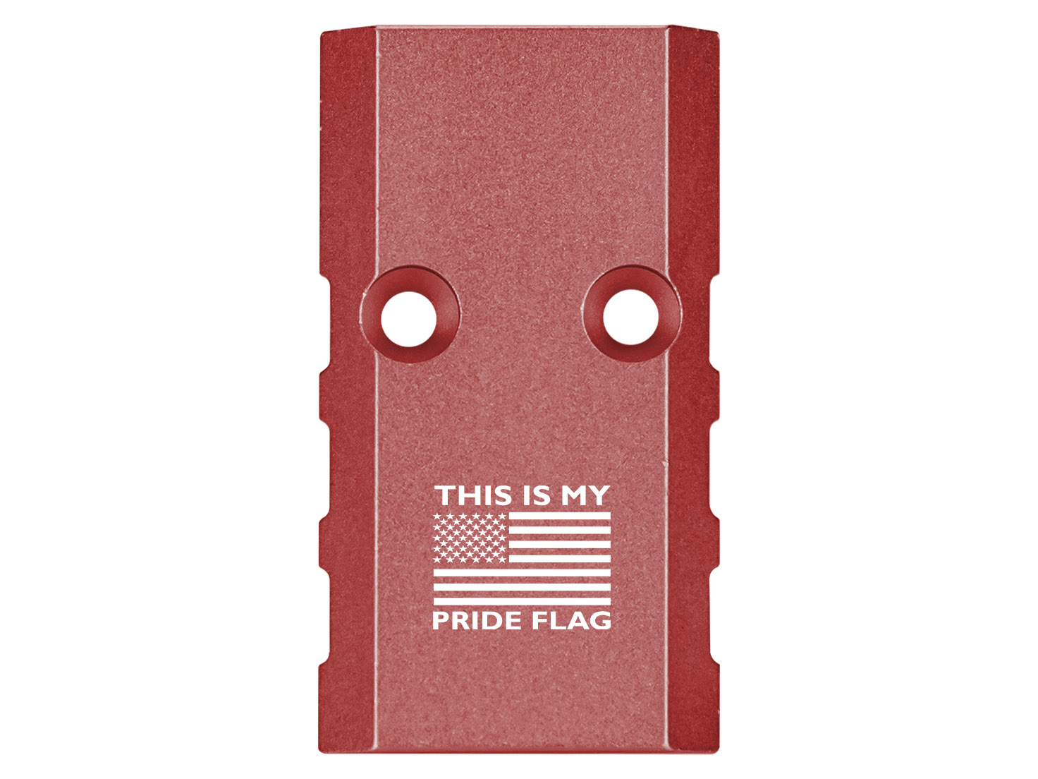 NDZ Springfield Echelon 4.5F 4.0C Aluminum Optic VIS Cover Plate Engraved Red - Picture 86 of 87