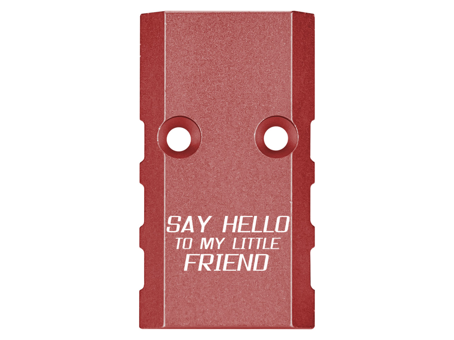 NDZ Springfield Echelon 4.5F 4.0C Aluminum Optic VIS Cover Plate Engraved Red - Picture 36 of 87