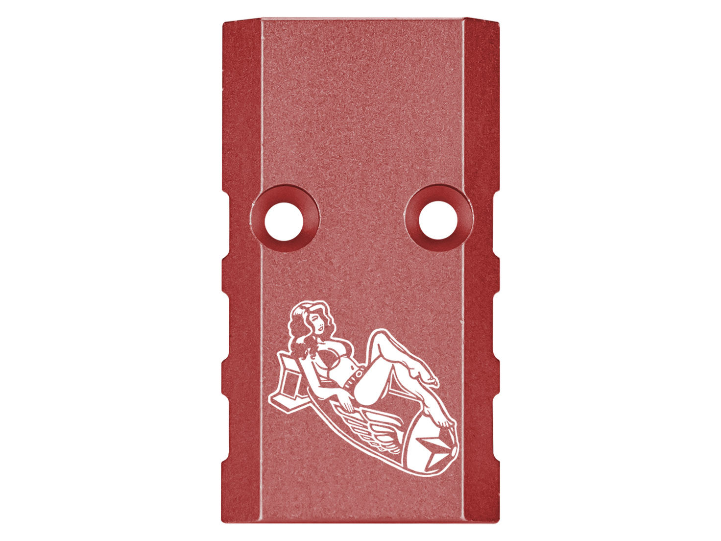 NDZ Springfield Echelon 4.5F 4.0C Aluminum Optic VIS Cover Plate Engraved Red - Picture 57 of 87