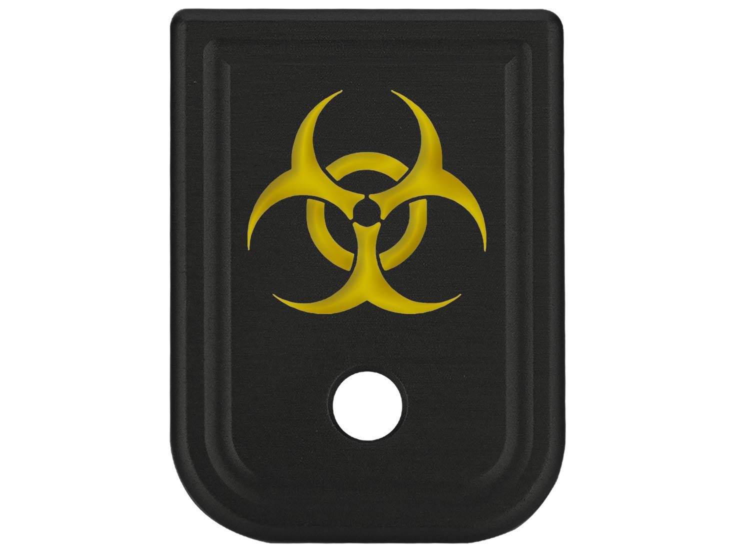NDZ Glock Gen 1-4 17 19 22 23 26 45 Magazine Base Plate Aluminum Gold Engraved - Picture 12 of 71