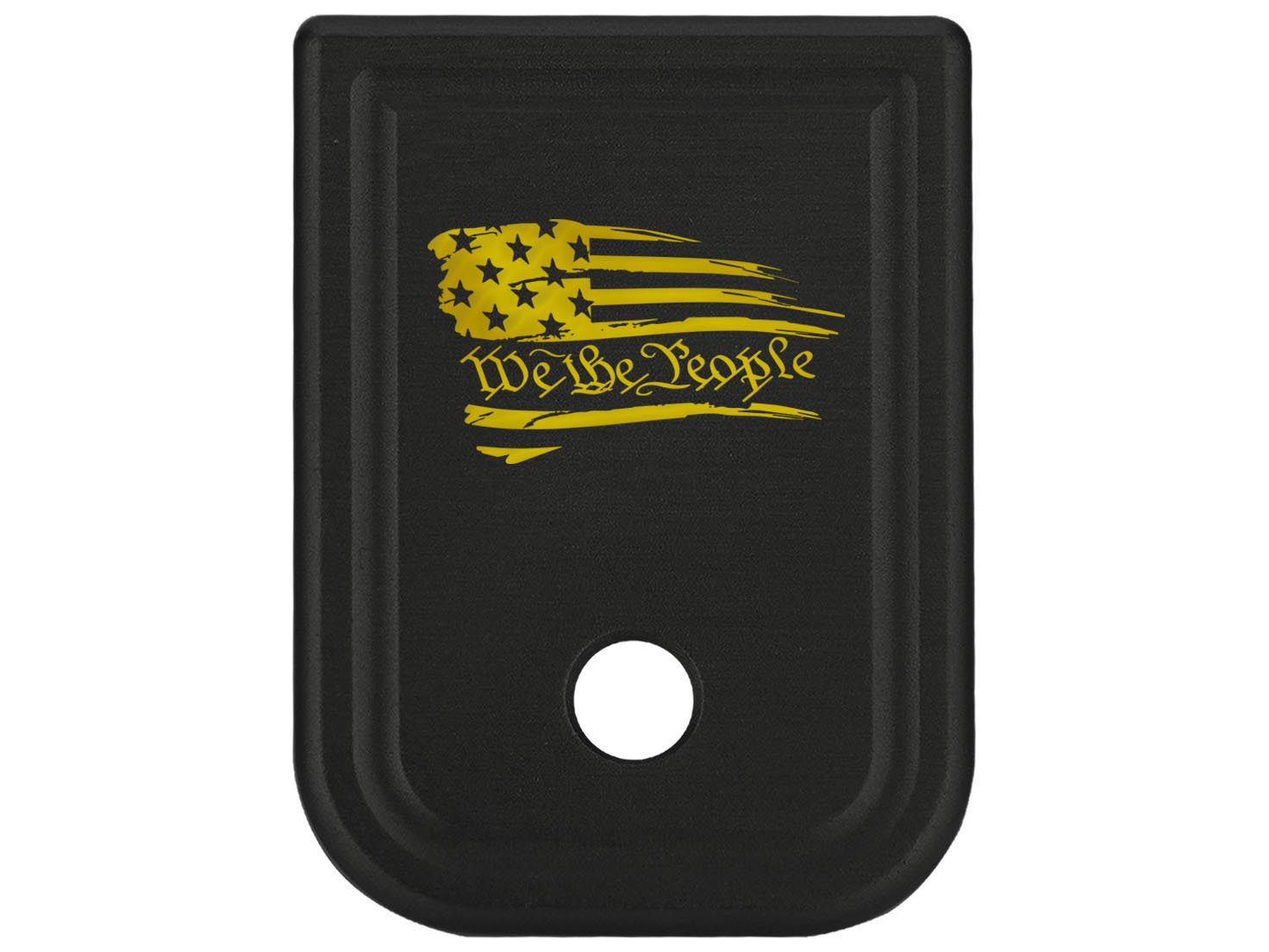 NDZ Glock Gen 1-4 17 19 22 23 26 45 Magazine Base Plate Aluminum Gold Engraved - Picture 48 of 71