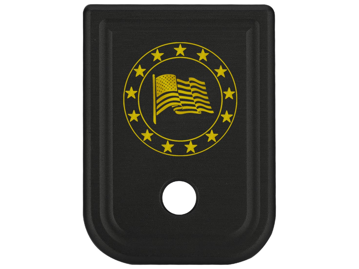 NDZ Glock Gen 1-4 17 19 22 23 26 45 Magazine Base Plate Aluminum Gold Engraved - Picture 61 of 71