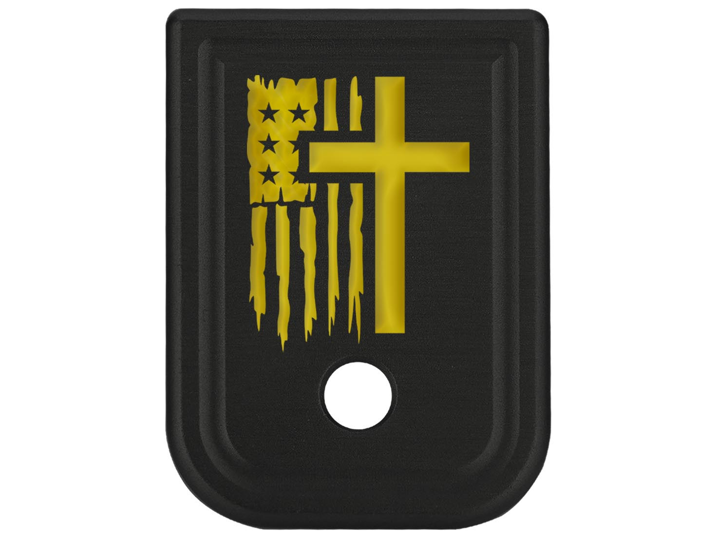 NDZ Glock Gen 1-4 17 19 22 23 26 45 Magazine Base Plate Aluminum Gold Engraved - Picture 64 of 71