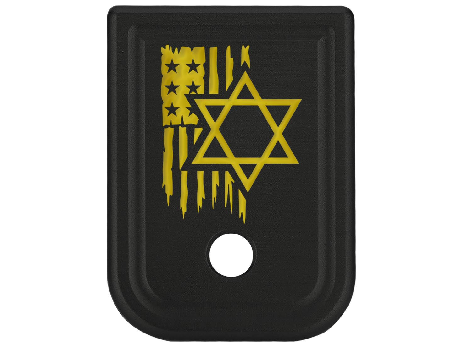 NDZ Glock Gen 1-4 17 19 22 23 26 45 Magazine Base Plate Aluminum Gold Engraved - Picture 65 of 71