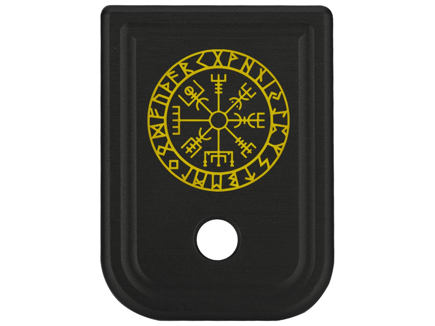 NDZ Glock Gen 1-4 17 19 22 23 26 45 Magazine Base Plate Aluminum Gold Engraved - Picture 70 of 71