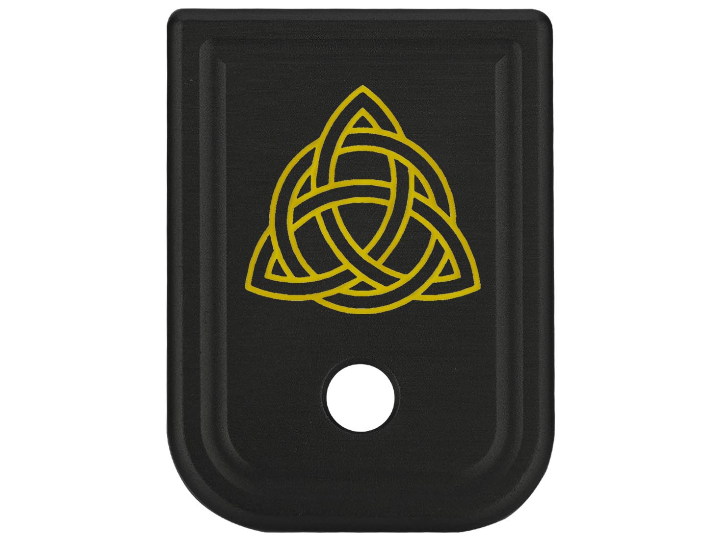 NDZ Glock Gen 1-4 17 19 22 23 26 45 Magazine Base Plate Aluminum Gold Engraved - Picture 36 of 71