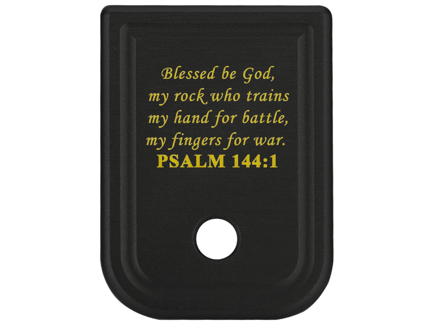NDZ Glock Gen 1-4 17 19 22 23 26 45 Magazine Base Plate Aluminum Gold Engraved - Picture 38 of 71