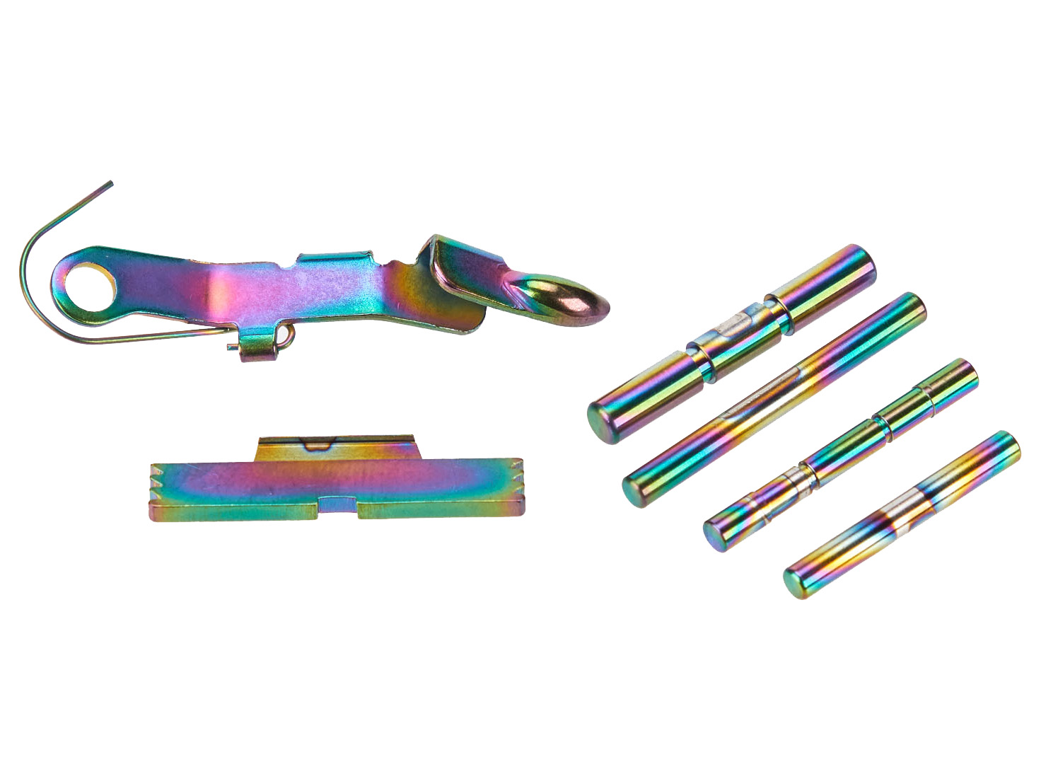 NDZ Glock 19 Gen 1-3 Extended Control Kit ESLL Pins Ghost Bullet Slide ...