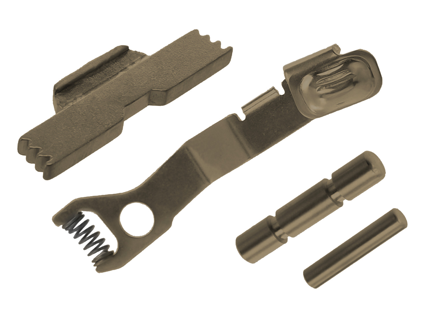 NDZ Glock 43 43X 48 Extended Control Kit ESLL Pin Ghost Bullet Slide ...