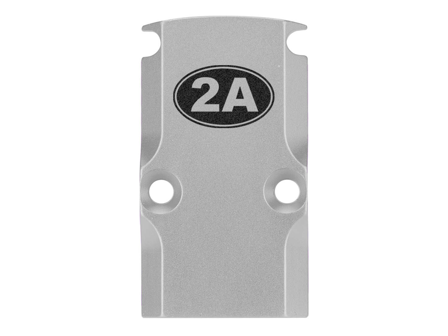 NDZ Glock 17 19 23 26 34 Gen 1-5 Aluminum RMR Cover Plate Engraved Silver - Picture 9 of 130