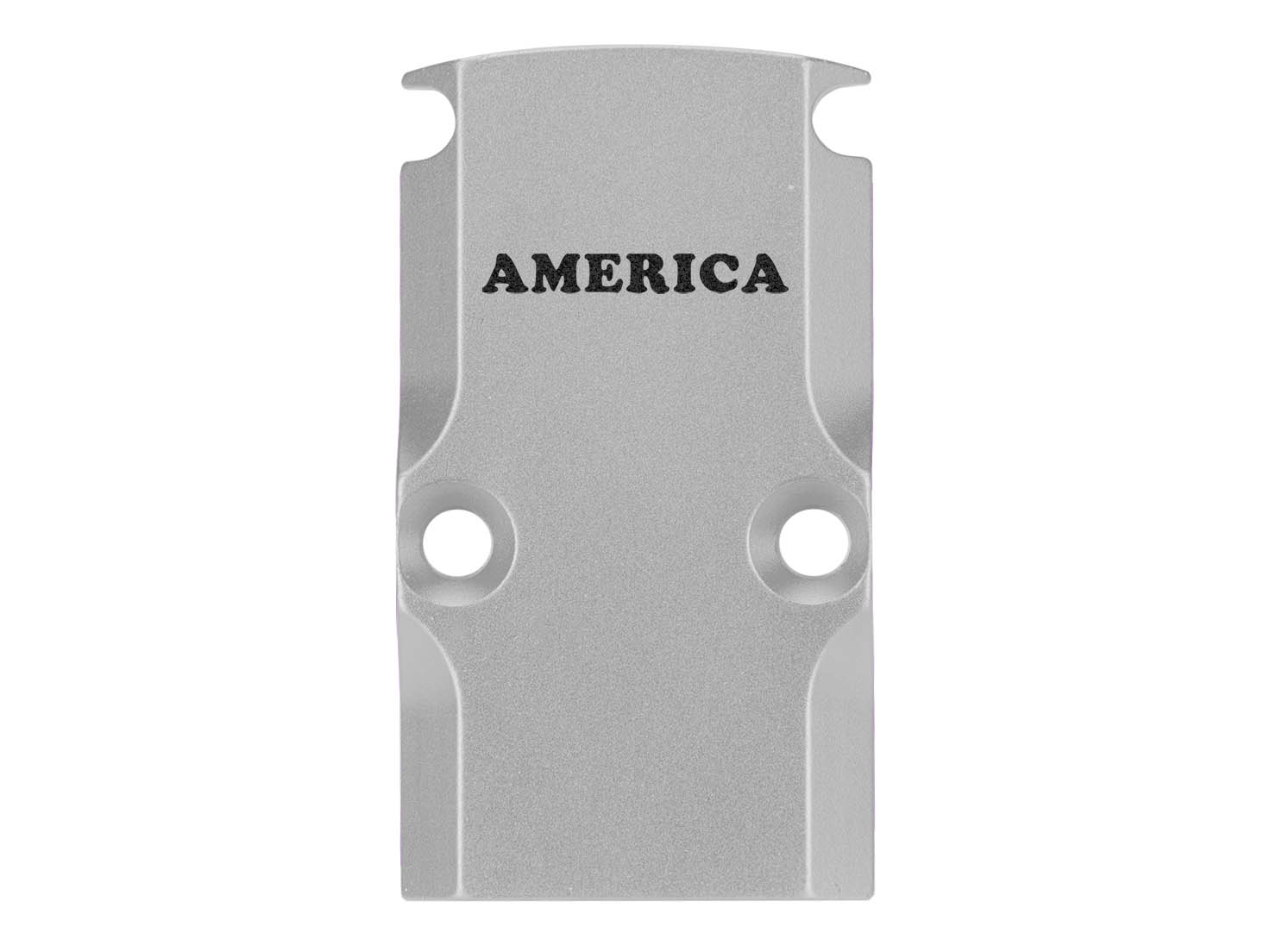 NDZ Glock 17 19 23 26 34 Gen 1-5 Aluminum RMR Cover Plate Engraved Silver - Picture 16 of 130