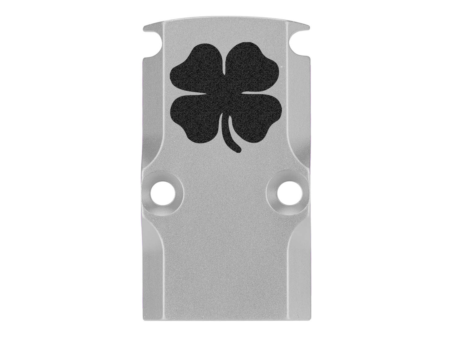 NDZ Glock 17 19 23 26 34 Gen 1-5 Aluminum RMR Cover Plate Engraved Silver - Picture 24 of 130