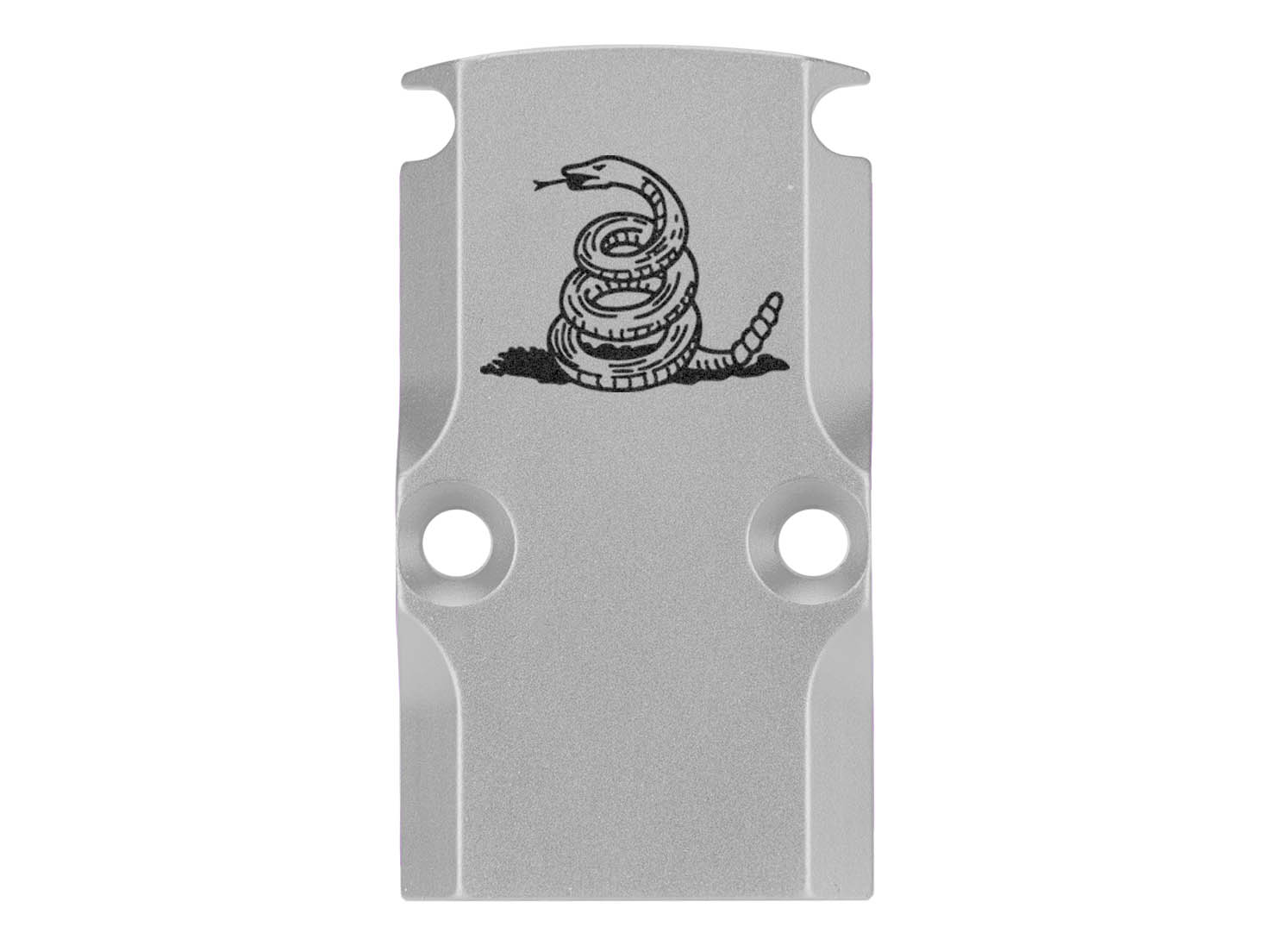 NDZ Glock 17 19 23 26 34 Gen 1-5 Aluminum RMR Cover Plate Engraved Silver - Picture 33 of 130