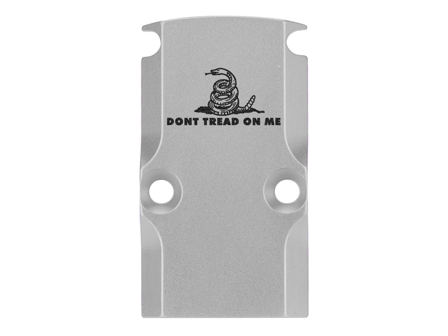 NDZ Glock 17 19 23 26 34 Gen 1-5 Aluminum RMR Cover Plate Engraved Silver - Picture 34 of 130