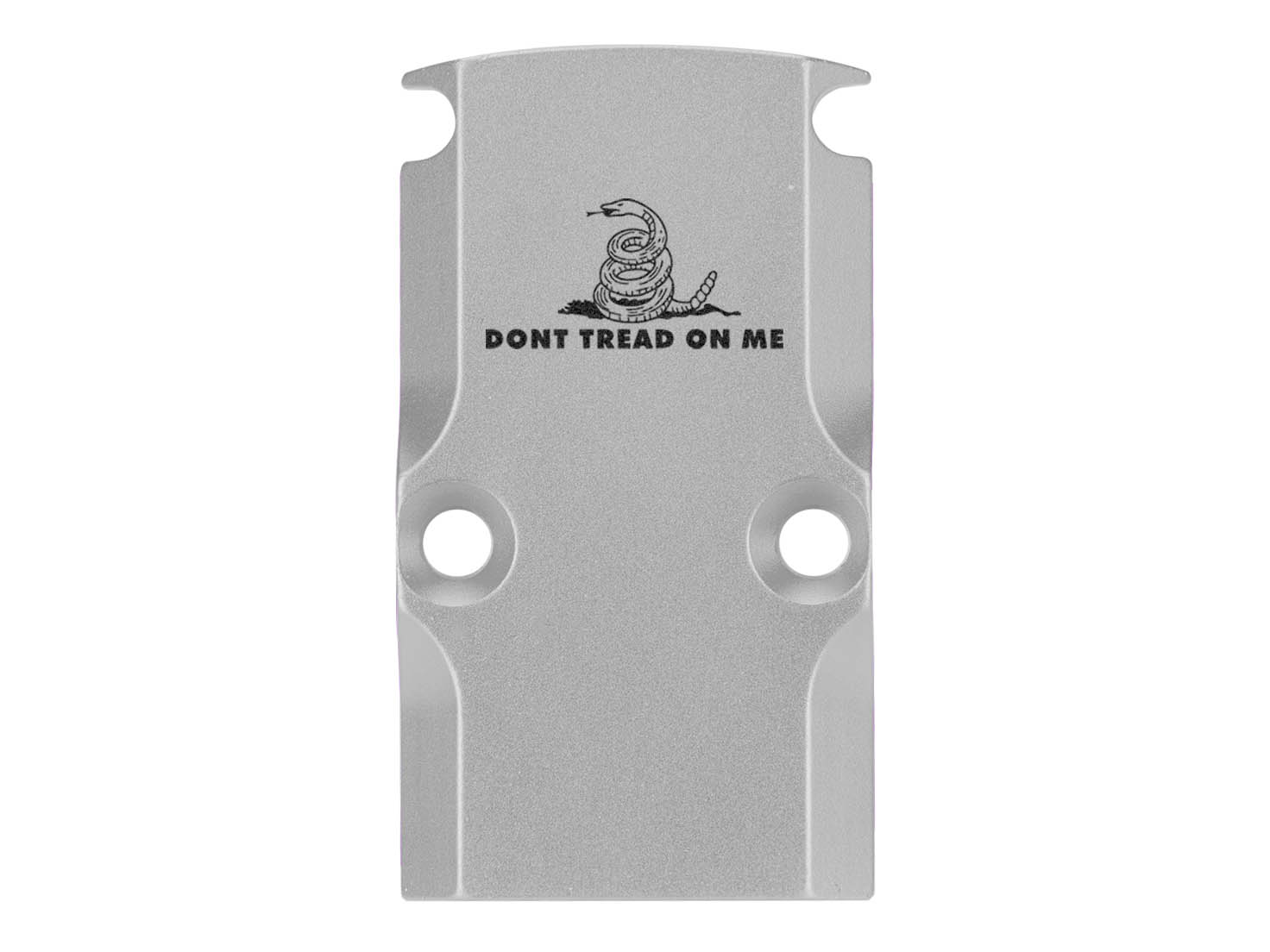 NDZ Glock 17 19 23 26 34 Gen 1-5 Aluminum RMR Cover Plate Engraved Silver - Picture 35 of 130
