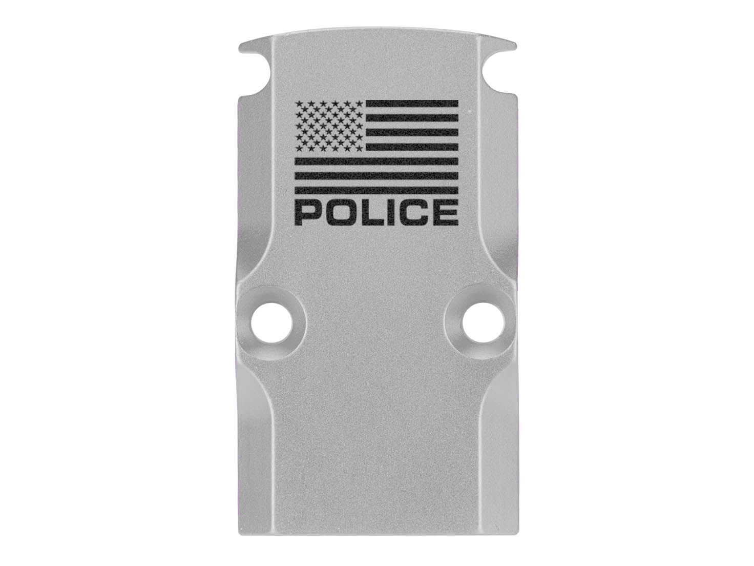 NDZ Glock 17 19 23 26 34 Gen 1-5 Aluminum RMR Cover Plate Engraved Silver - Picture 117 of 130