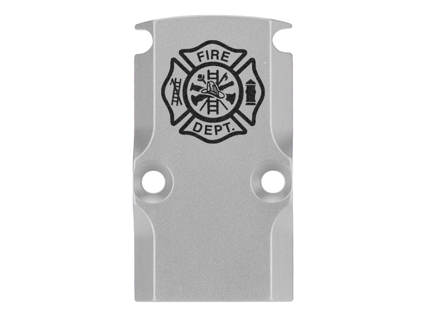 NDZ Glock 17 19 23 26 34 Gen 1-5 Aluminum RMR Cover Plate Engraved Silver - Picture 37 of 130