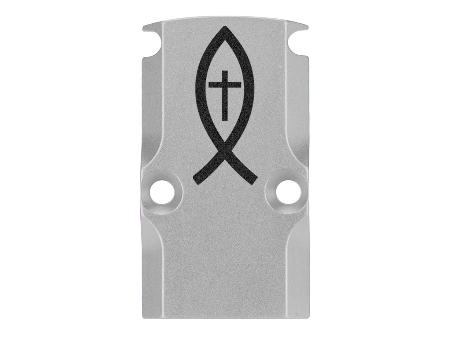 NDZ Glock 17 19 23 26 34 Gen 1-5 Aluminum RMR Cover Plate Engraved Silver - Picture 120 of 130