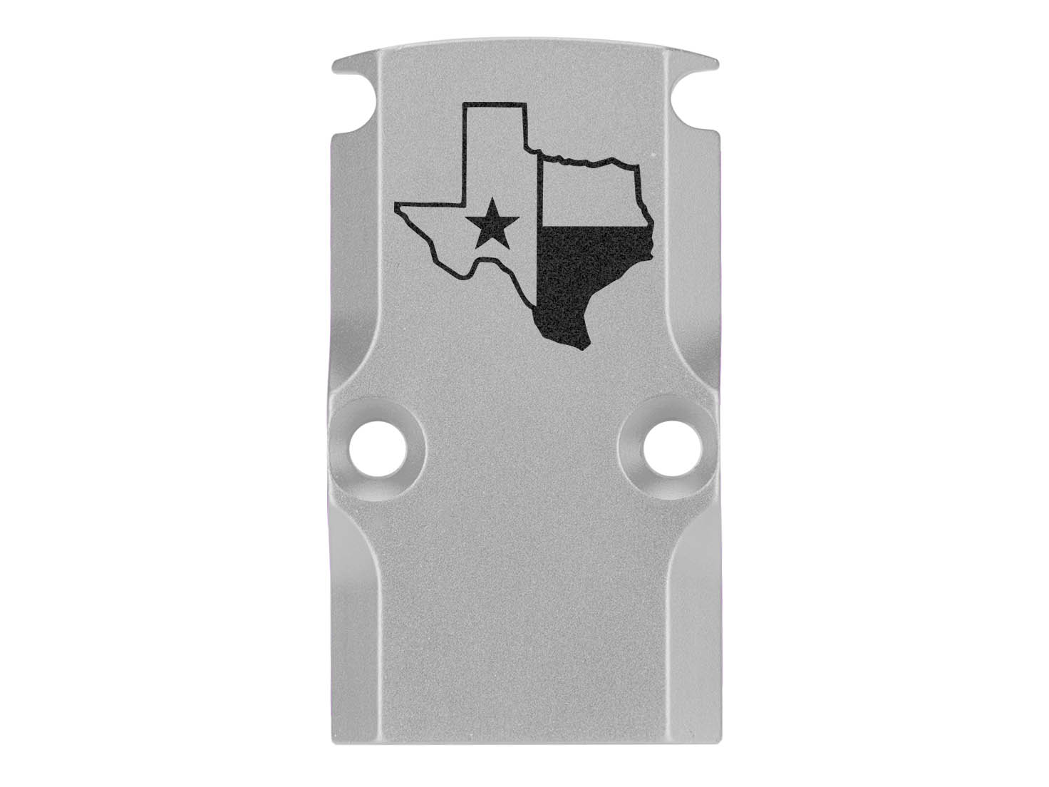 NDZ Glock 17 19 23 26 34 Gen 1-5 Aluminum RMR Cover Plate Engraved Silver - Picture 122 of 130