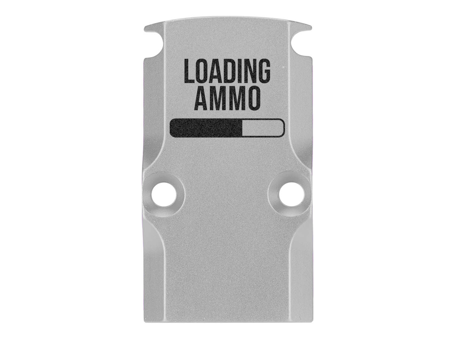 NDZ Glock 17 19 23 26 34 Gen 1-5 Aluminum RMR Cover Plate Engraved Silver - Picture 123 of 130