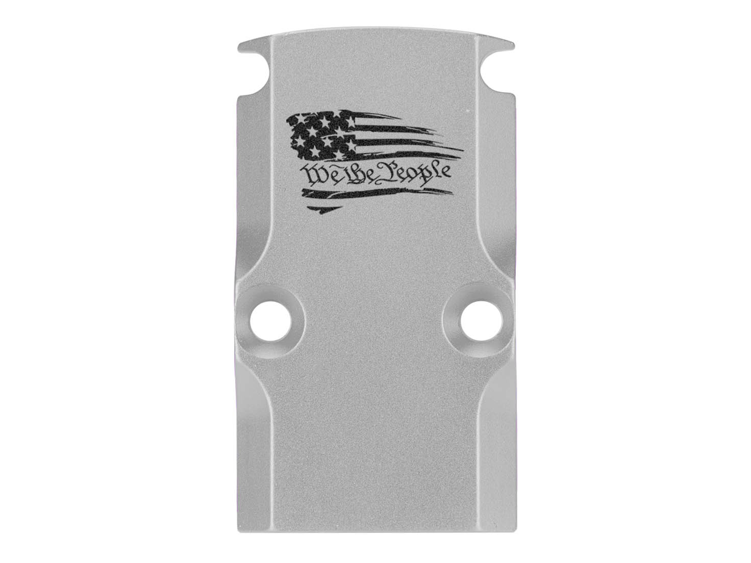NDZ Glock 17 19 23 26 34 Gen 1-5 Aluminum RMR Cover Plate Engraved Silver - Picture 124 of 130