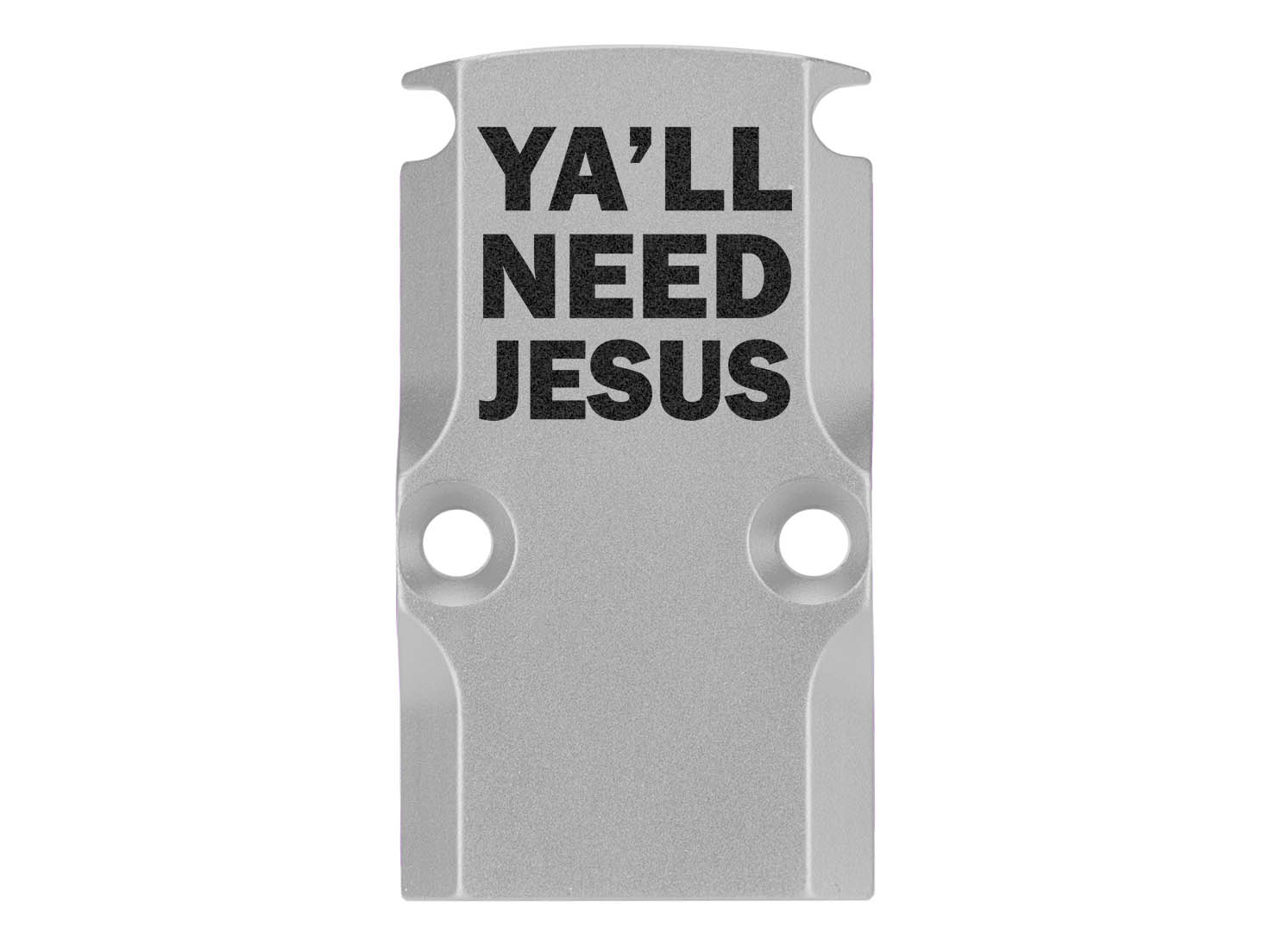 NDZ Glock 17 19 23 26 34 Gen 1-5 Aluminum RMR Cover Plate Engraved Silver - Picture 125 of 130