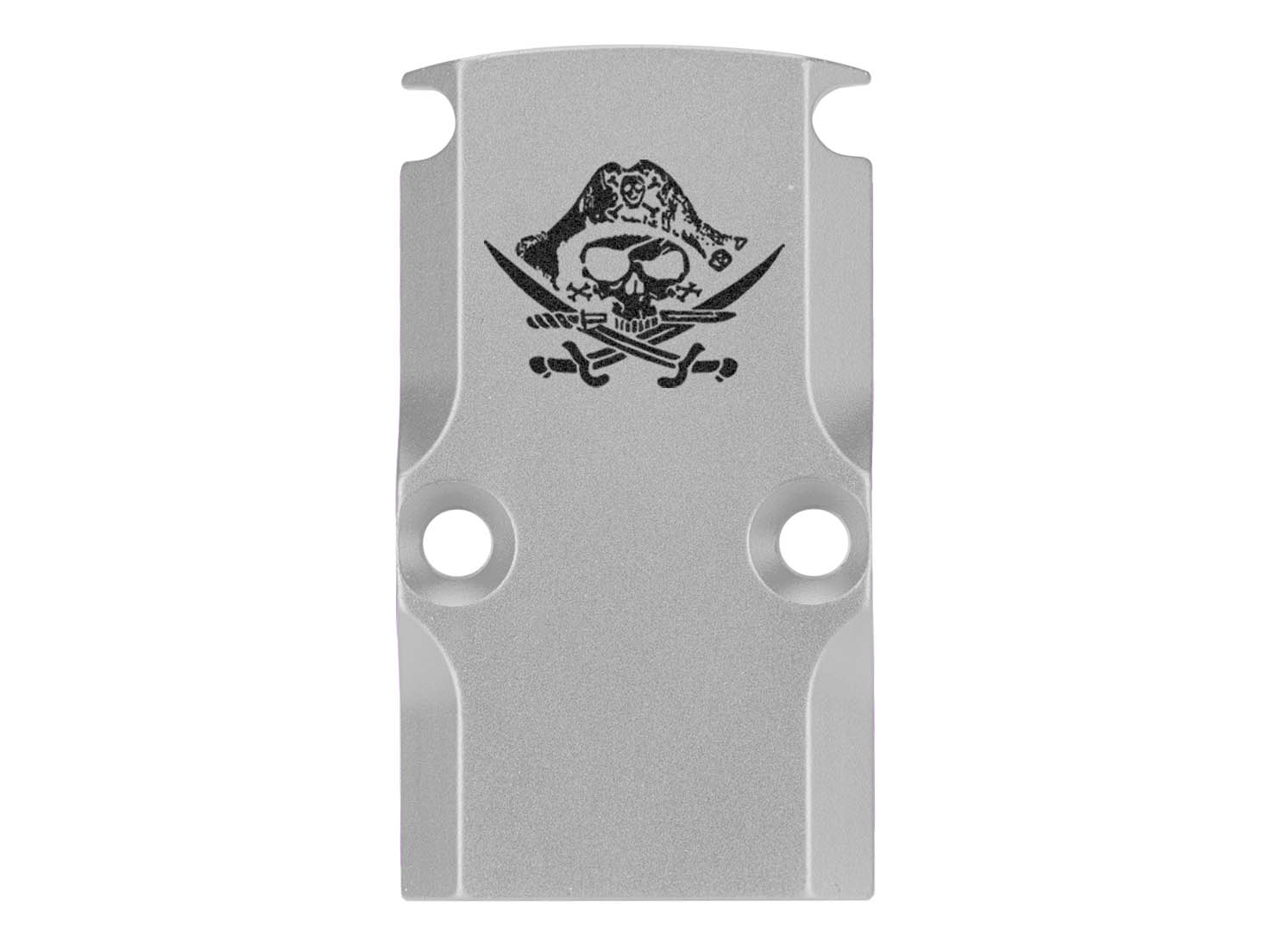 NDZ Glock 17 19 23 26 34 Gen 1-5 Aluminum RMR Cover Plate Engraved Silver - Picture 44 of 130