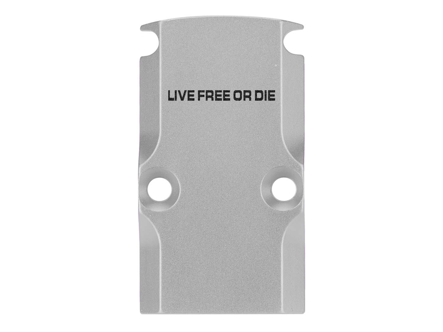 NDZ Glock 17 19 23 26 34 Gen 1-5 Aluminum RMR Cover Plate Engraved Silver - Picture 46 of 130