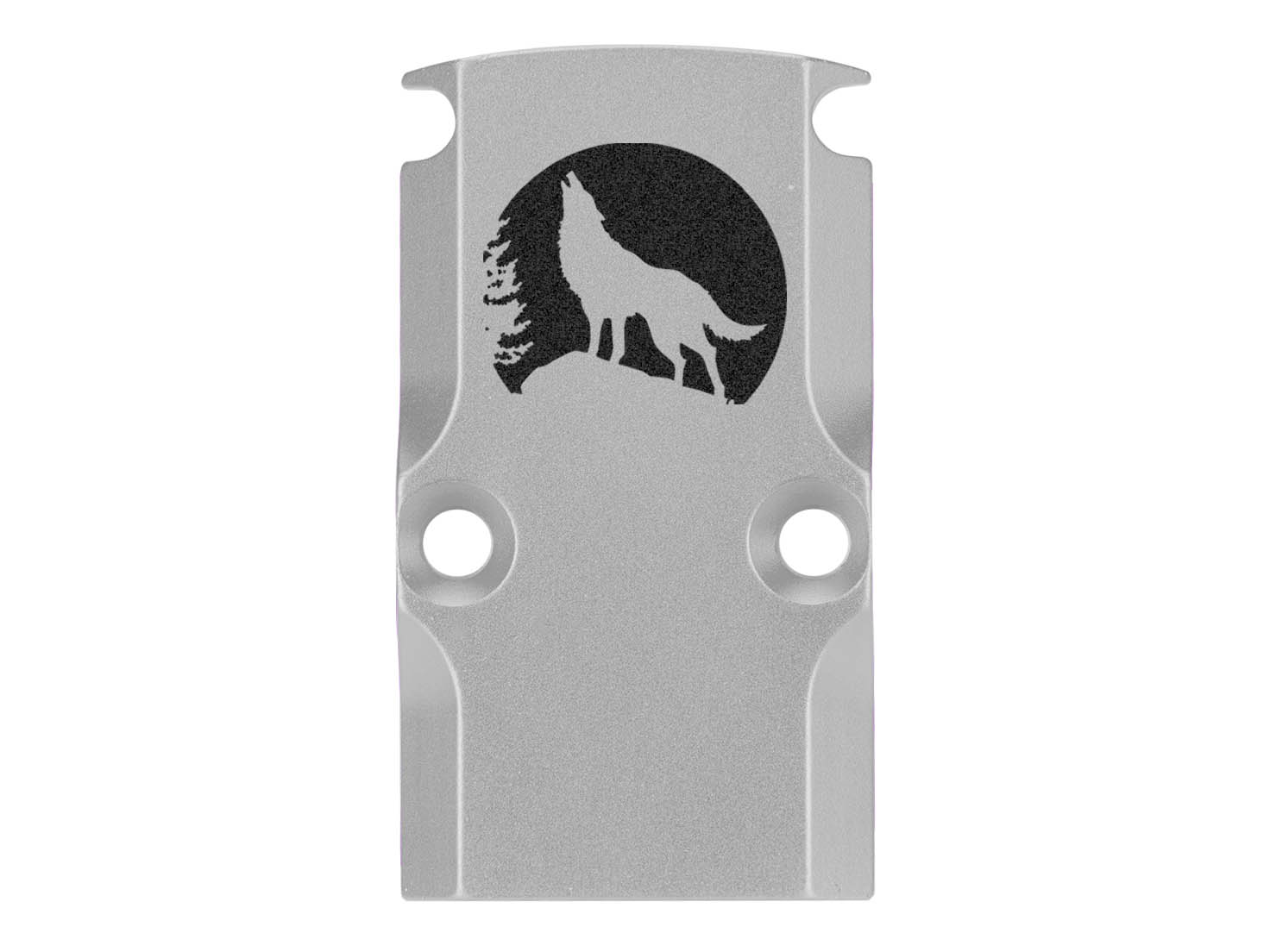 NDZ Glock 17 19 23 26 34 Gen 1-5 Aluminum RMR Cover Plate Engraved Silver - Picture 47 of 130