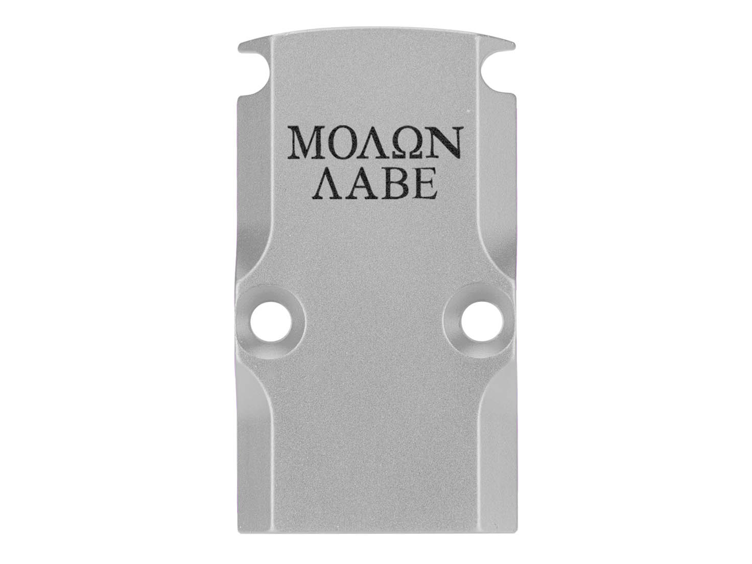 NDZ Glock 17 19 23 26 34 Gen 1-5 Aluminum RMR Cover Plate Engraved Silver - Picture 49 of 130