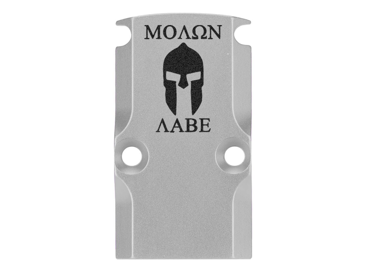 NDZ Glock 17 19 23 26 34 Gen 1-5 Aluminum RMR Cover Plate Engraved Silver - Picture 51 of 130