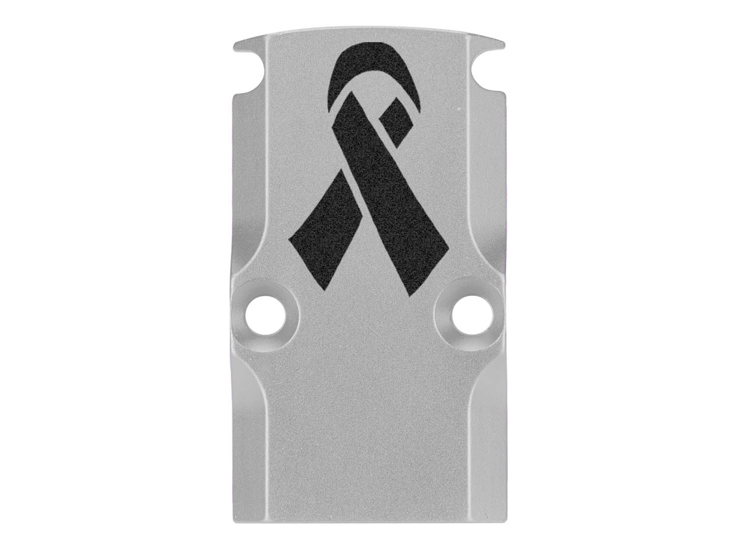 NDZ Glock 17 19 23 26 34 Gen 1-5 Aluminum RMR Cover Plate Engraved Silver - Picture 58 of 130