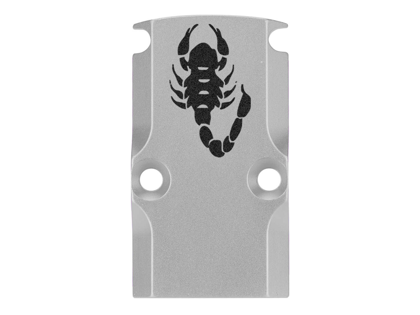 NDZ Glock 17 19 23 26 34 Gen 1-5 Aluminum RMR Cover Plate Engraved Silver - Picture 60 of 130