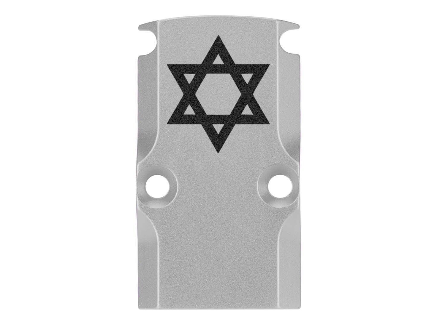 NDZ Glock 17 19 23 26 34 Gen 1-5 Aluminum RMR Cover Plate Engraved Silver - Picture 67 of 130