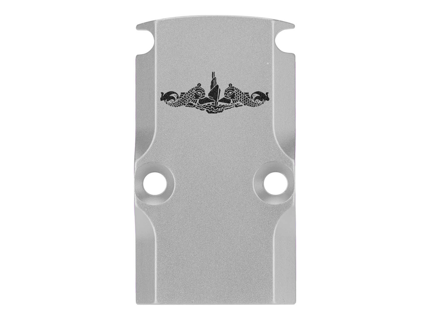 NDZ Glock 17 19 23 26 34 Gen 1-5 Aluminum RMR Cover Plate Engraved Silver - Picture 68 of 130