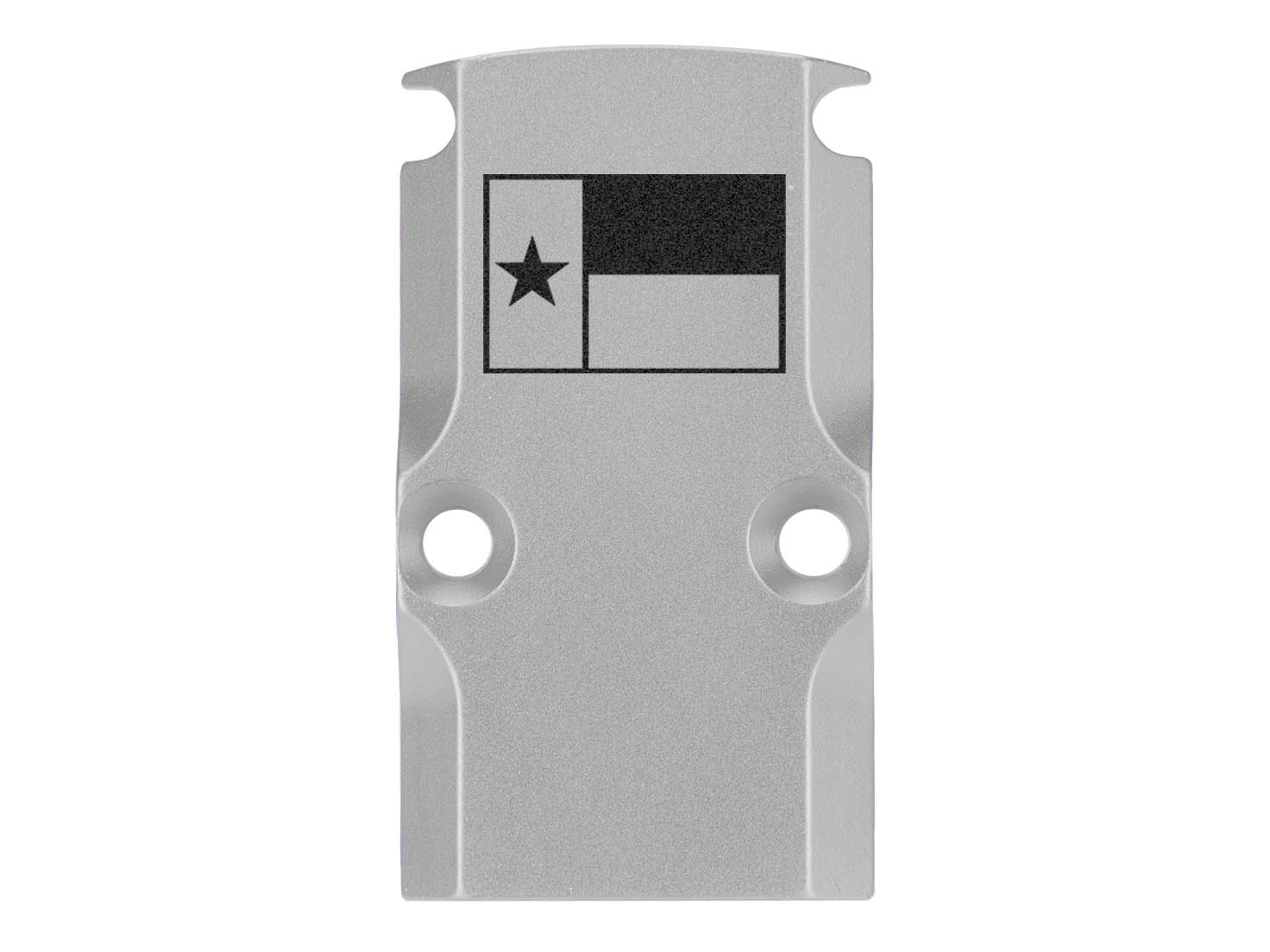 NDZ Glock 17 19 23 26 34 Gen 1-5 Aluminum RMR Cover Plate Engraved Silver - Picture 69 of 130