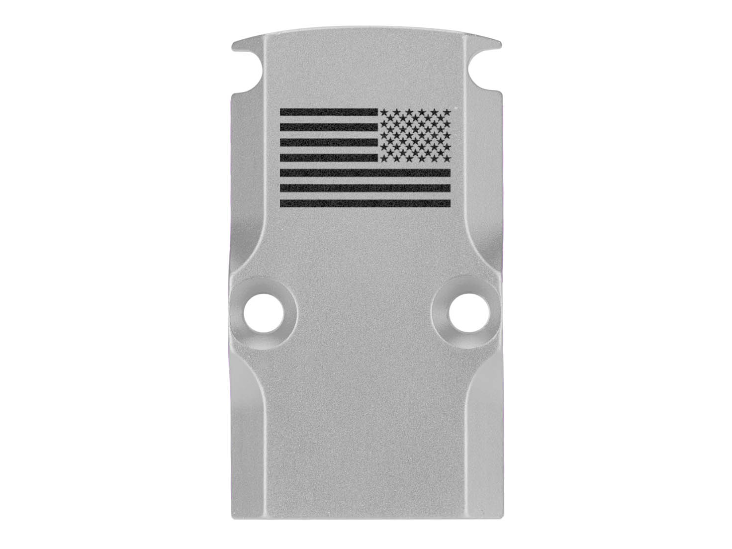 NDZ Glock 17 19 23 26 34 Gen 1-5 Aluminum RMR Cover Plate Engraved Silver - Picture 72 of 130