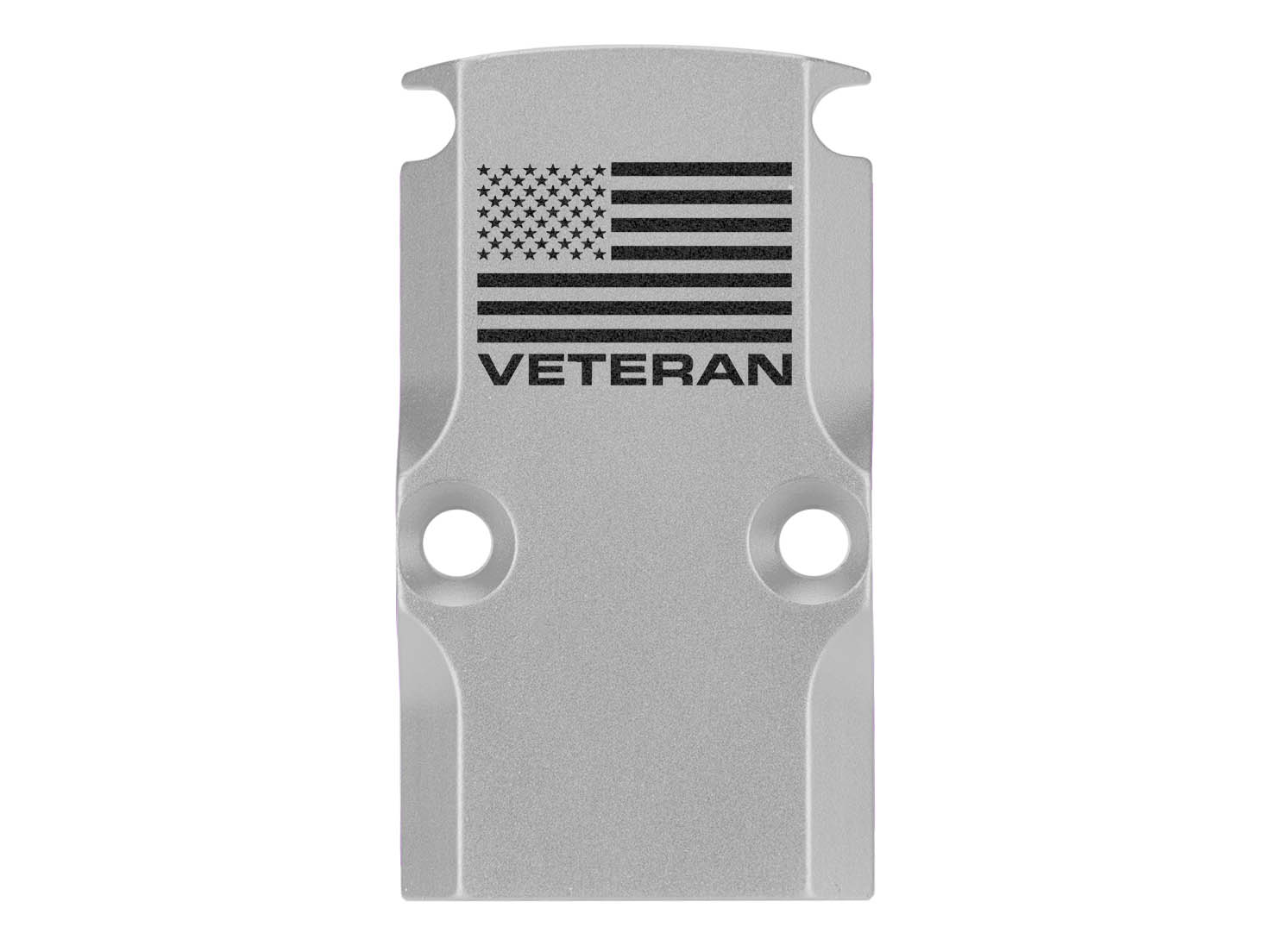 NDZ Glock 17 19 23 26 34 Gen 1-5 Aluminum RMR Cover Plate Engraved Silver - Picture 74 of 130