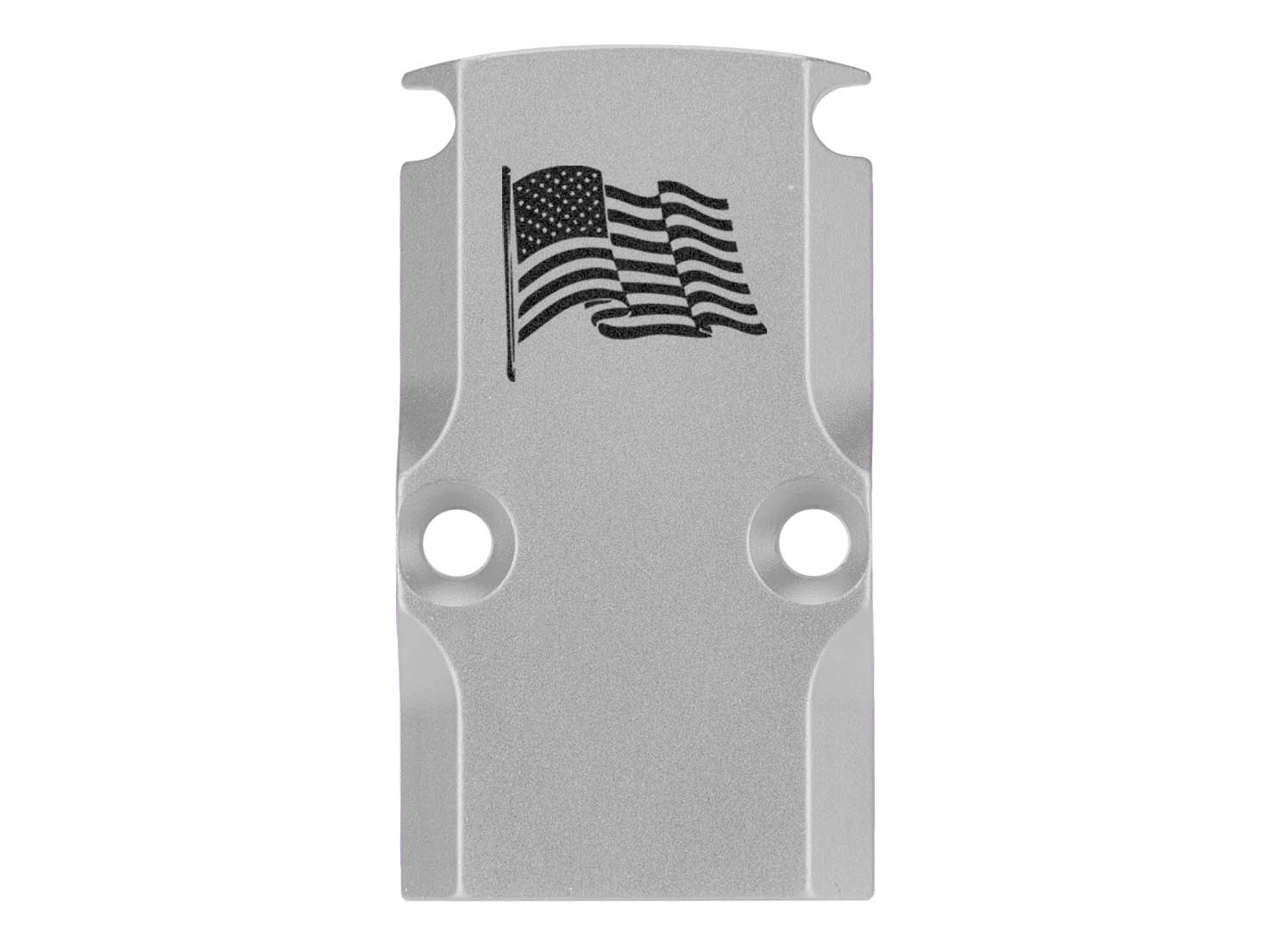 NDZ Glock 17 19 23 26 34 Gen 1-5 Aluminum RMR Cover Plate Engraved Silver - Picture 76 of 130