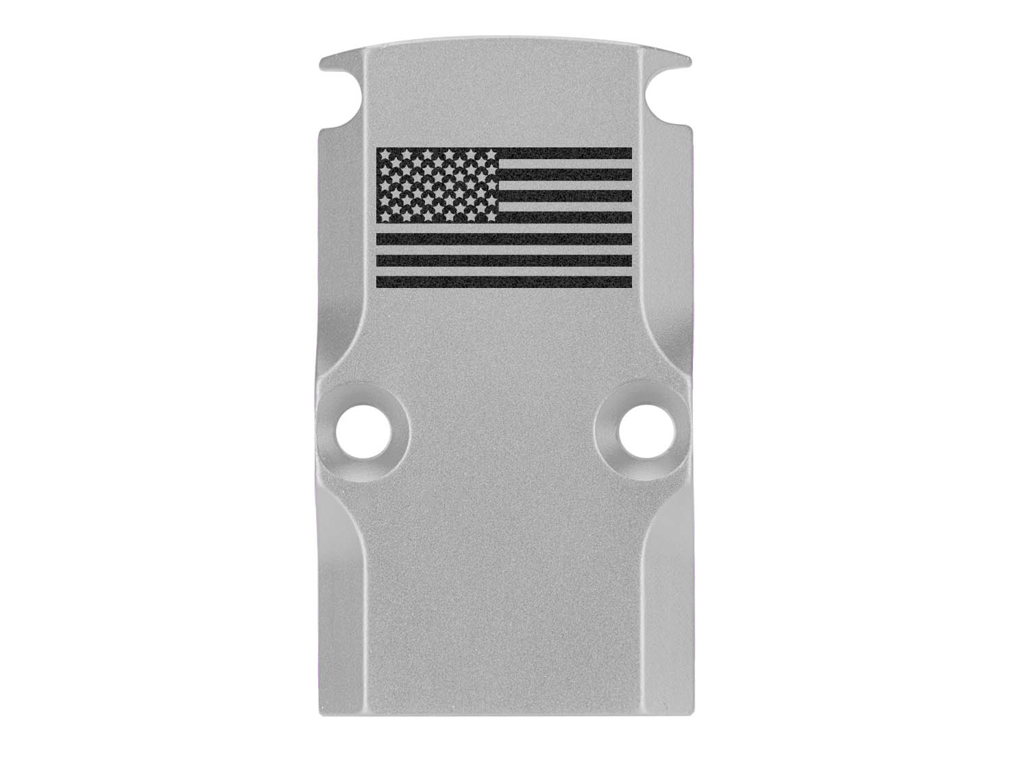NDZ Glock 17 19 23 26 34 Gen 1-5 Aluminum RMR Cover Plate Engraved Silver - Picture 77 of 130
