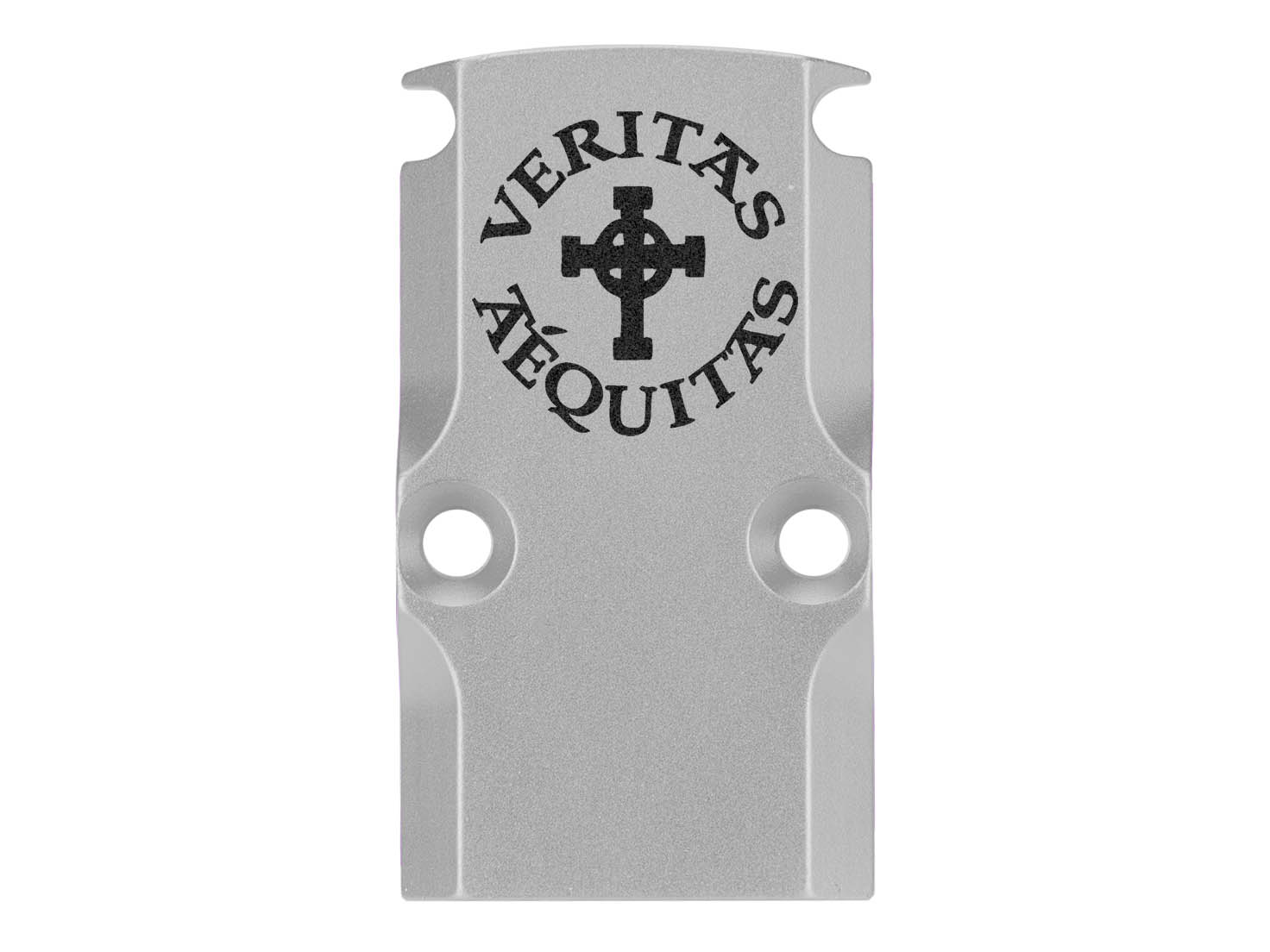 NDZ Glock 17 19 23 26 34 Gen 1-5 Aluminum RMR Cover Plate Engraved Silver - Picture 79 of 130