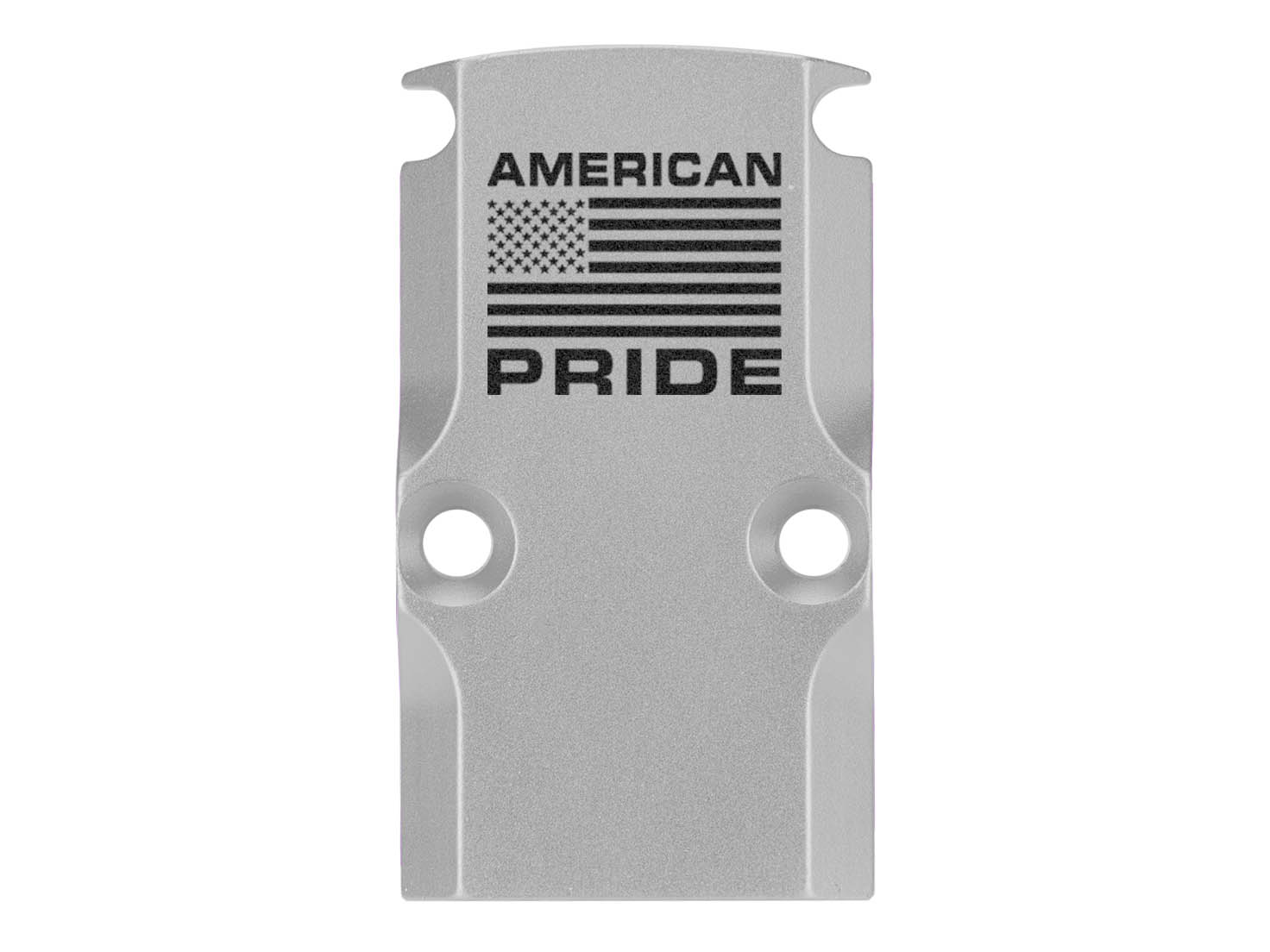 NDZ Glock 17 19 23 26 34 Gen 1-5 Aluminum RMR Cover Plate Engraved Silver - Picture 84 of 130