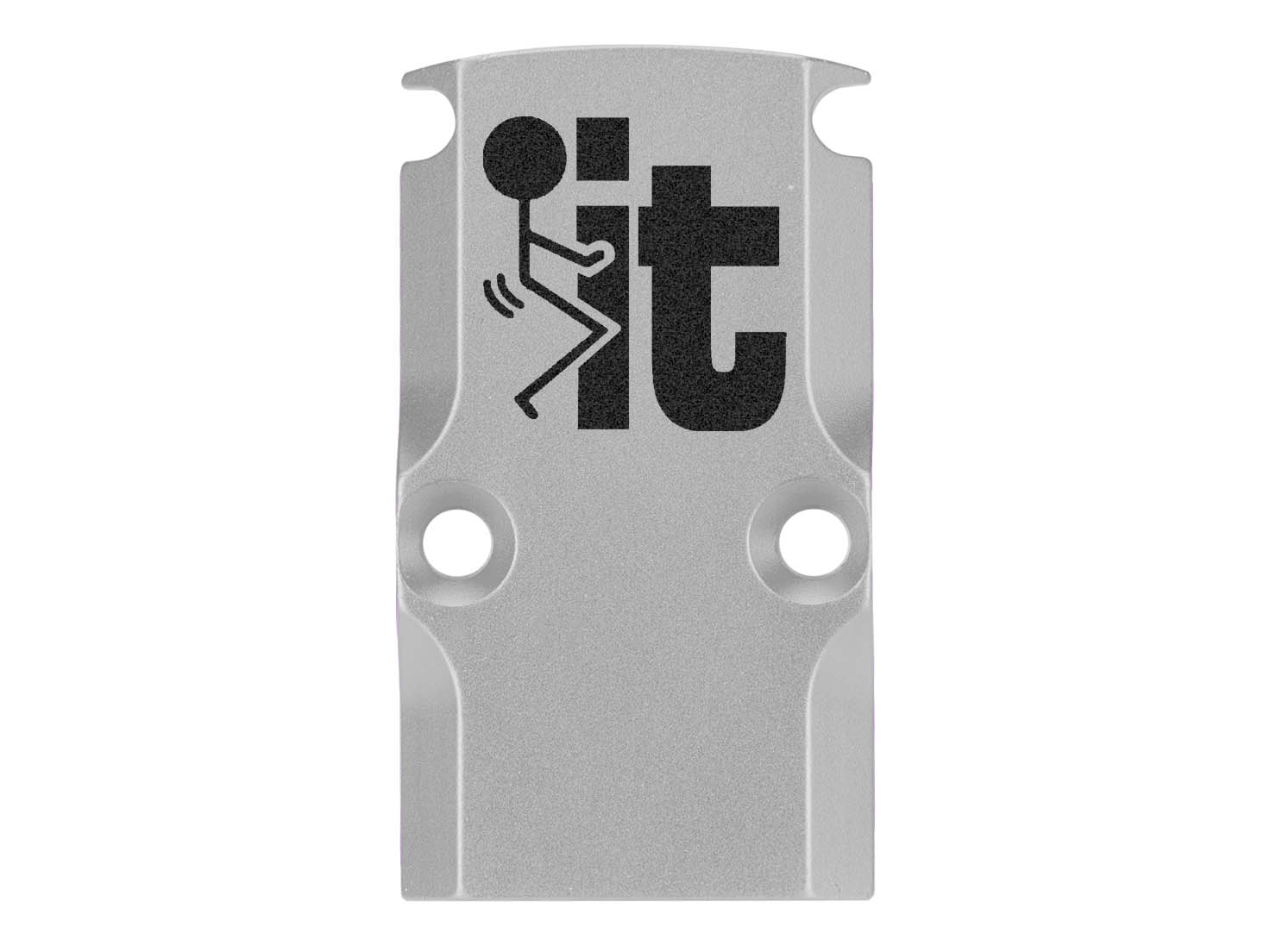 NDZ Glock 17 19 23 26 34 Gen 1-5 Aluminum RMR Cover Plate Engraved Silver - Picture 97 of 130