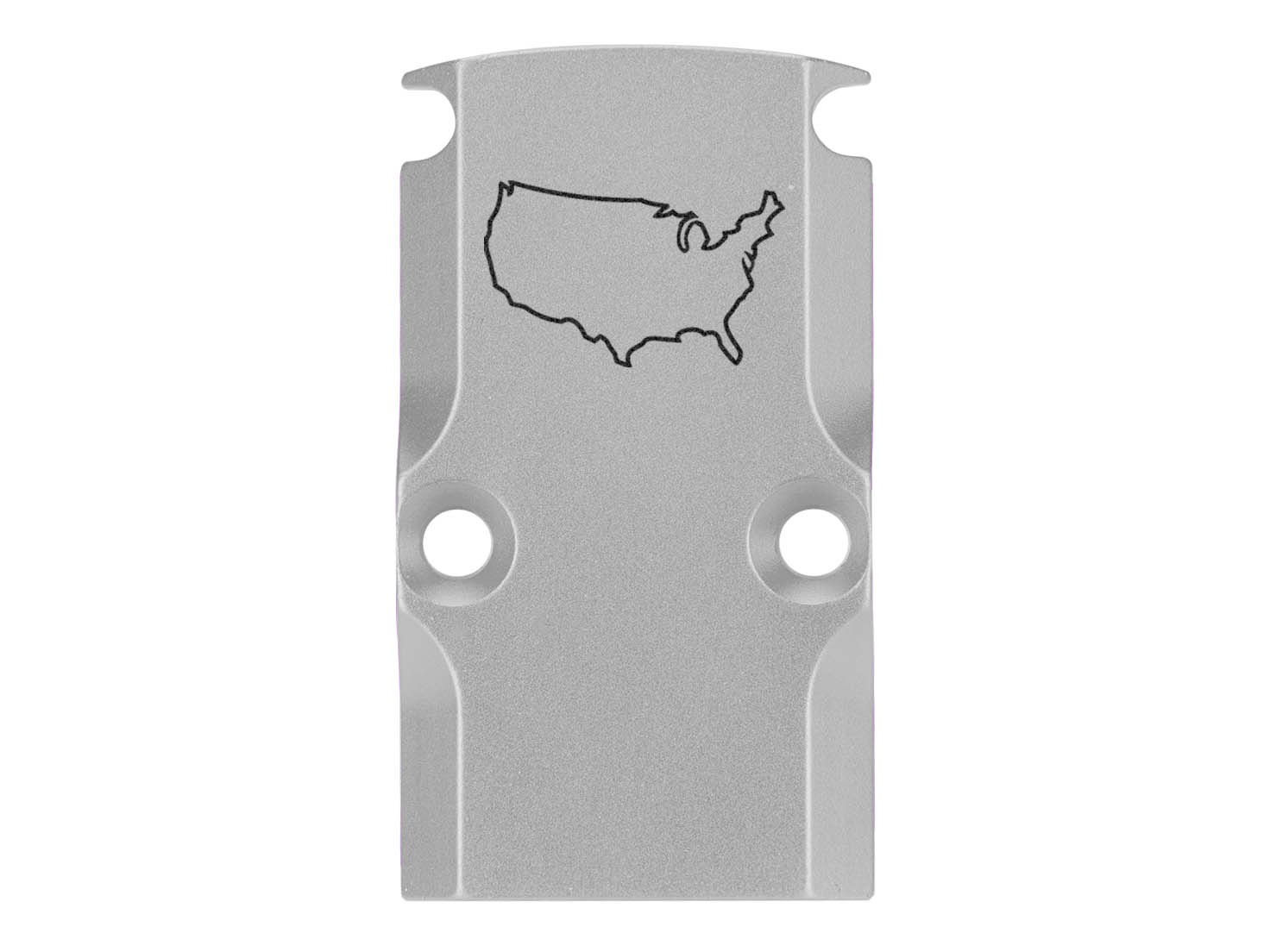 NDZ Glock 17 19 23 26 34 Gen 1-5 Aluminum RMR Cover Plate Engraved Silver - Picture 98 of 130