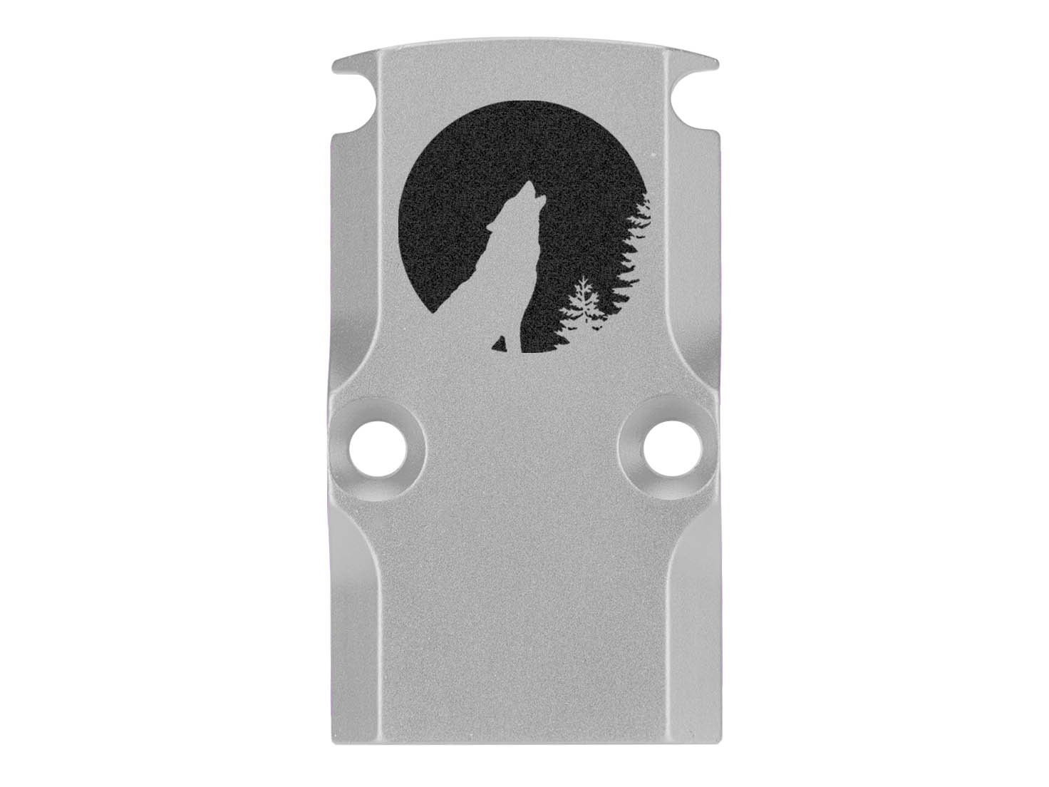 NDZ Glock 17 19 23 26 34 Gen 1-5 Aluminum RMR Cover Plate Engraved Silver - Picture 99 of 130