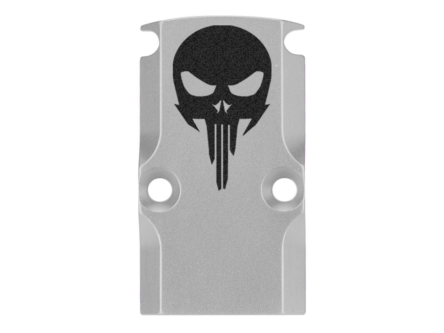 NDZ Glock 17 19 23 26 34 Gen 1-5 Aluminum RMR Cover Plate Engraved Silver - Picture 101 of 130