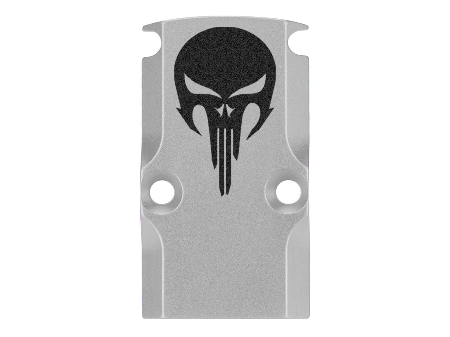 NDZ Glock 17 19 23 26 34 Gen 1-5 Aluminum RMR Cover Plate Engraved Silver - Picture 102 of 130