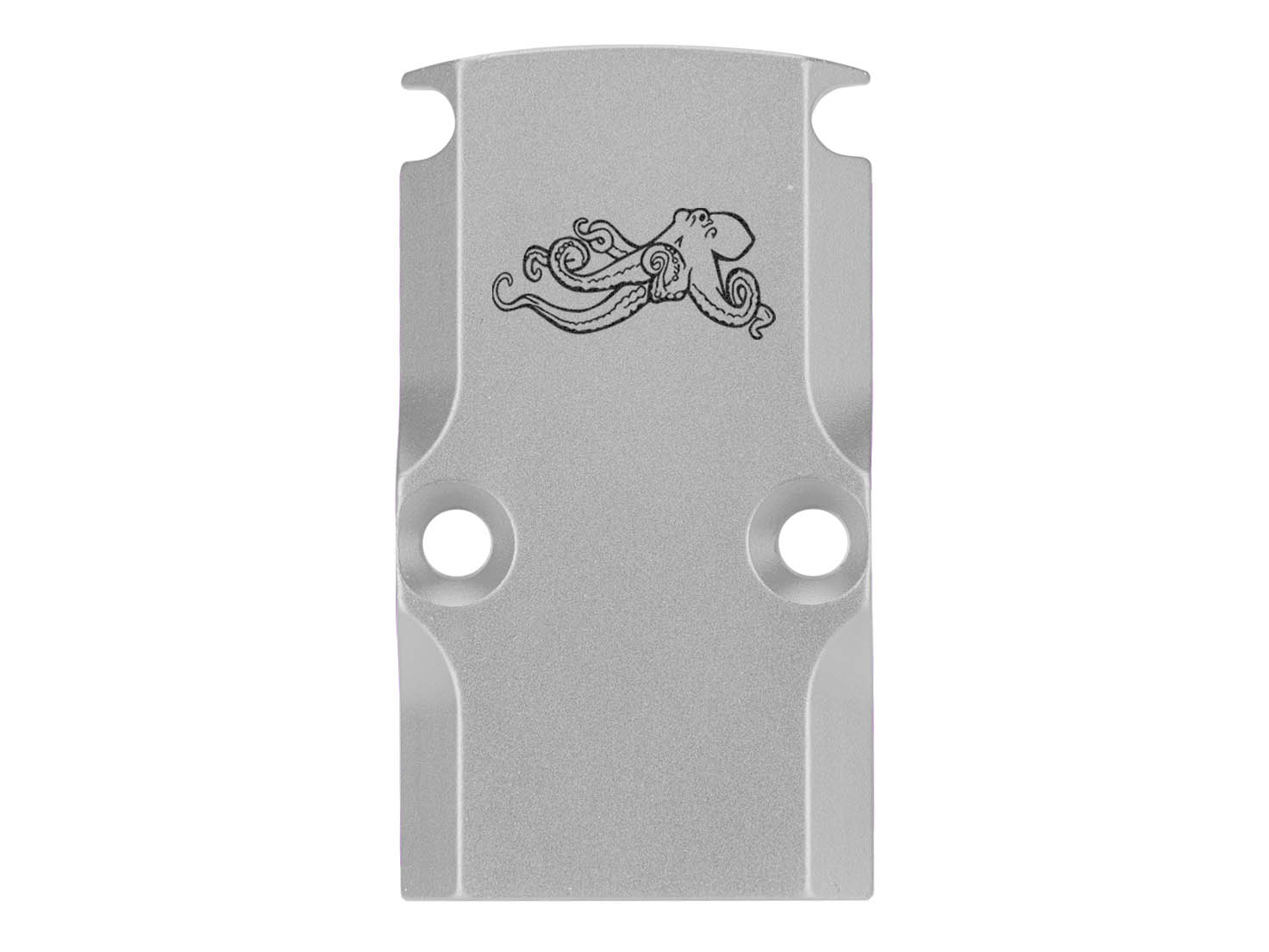 NDZ Glock 17 19 23 26 34 Gen 1-5 Aluminum RMR Cover Plate Engraved Silver - Picture 104 of 130